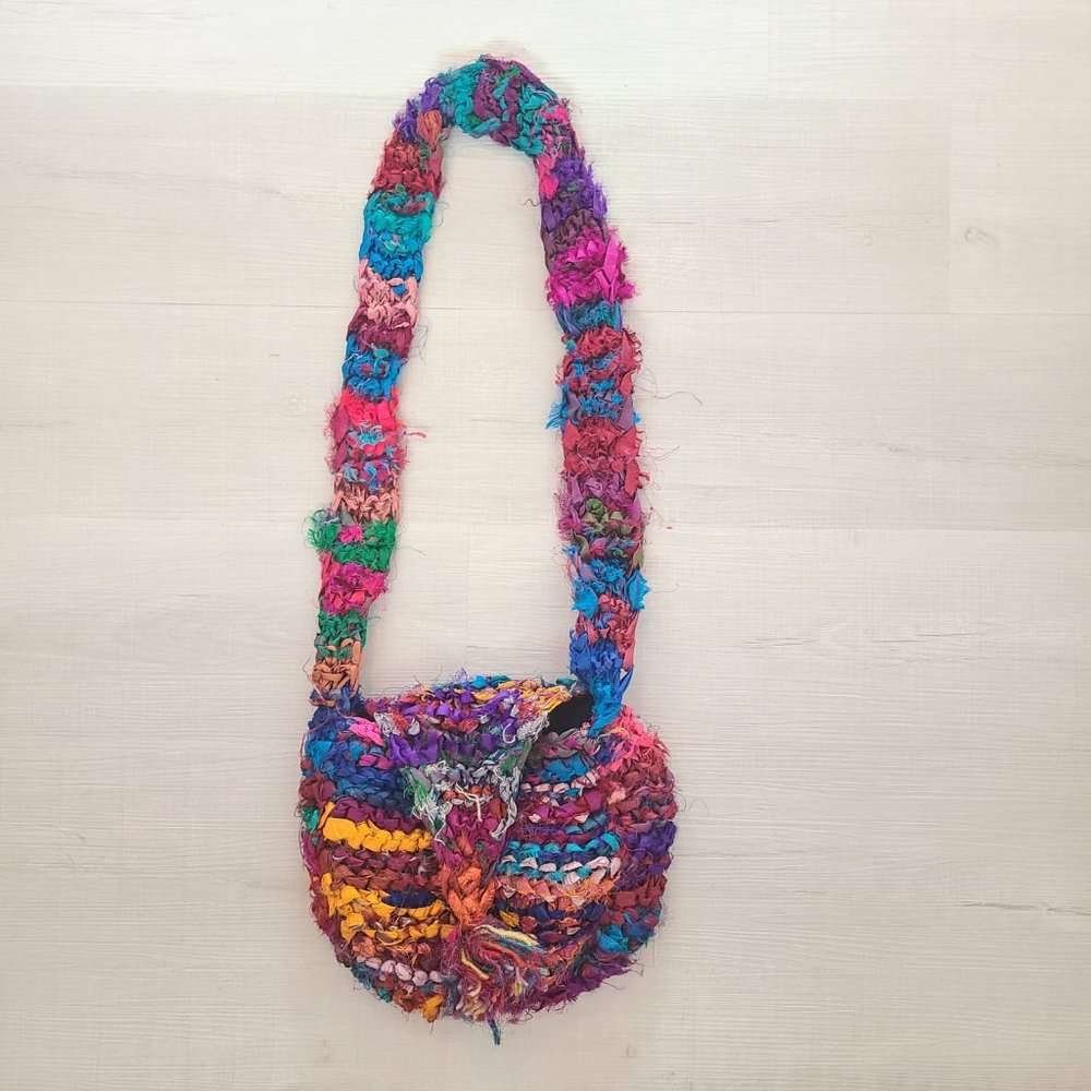 Unique Handmade Silk Satchel